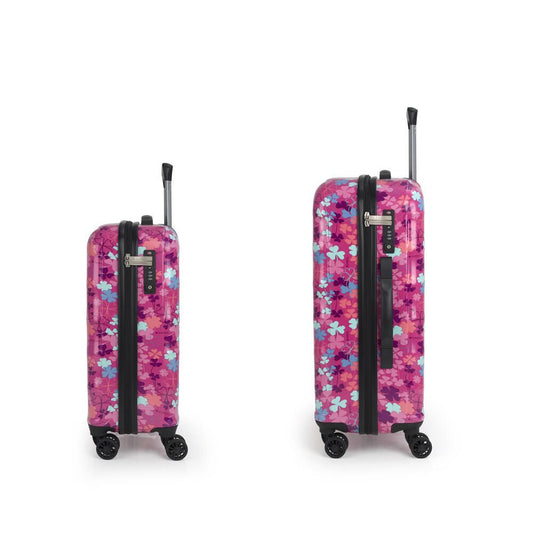 Juego 2 Maletas Gabol CLOVER Cabina Mediana Rosa TSA