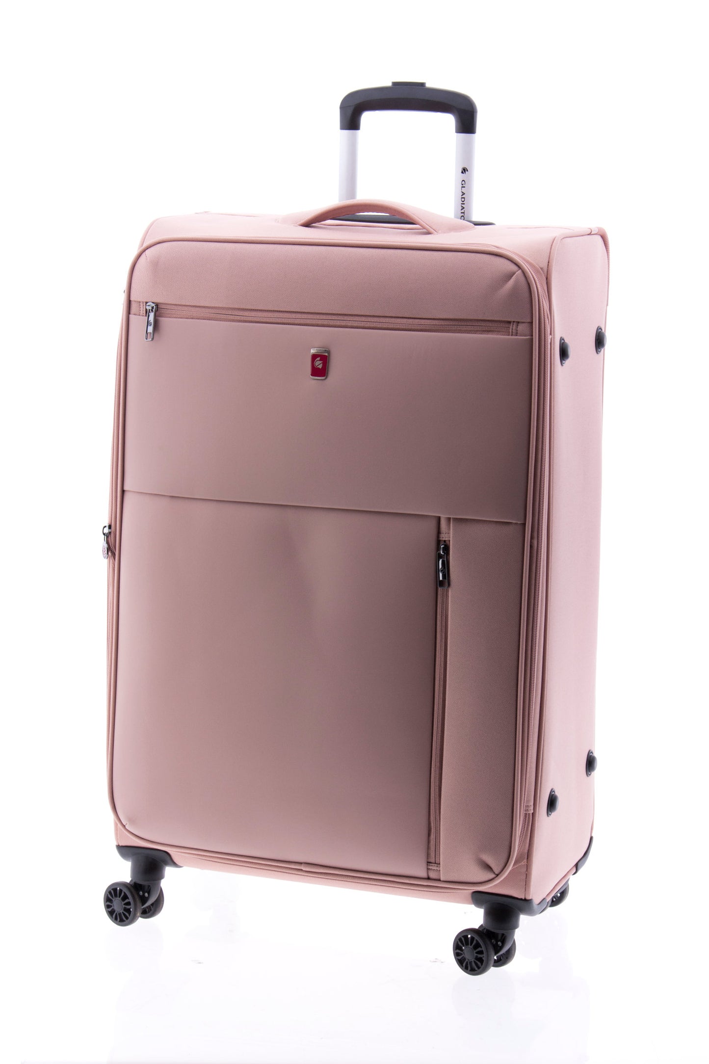 Maleta Grande de Nylon Extensible con Ruedas Dobles y Candado TSA