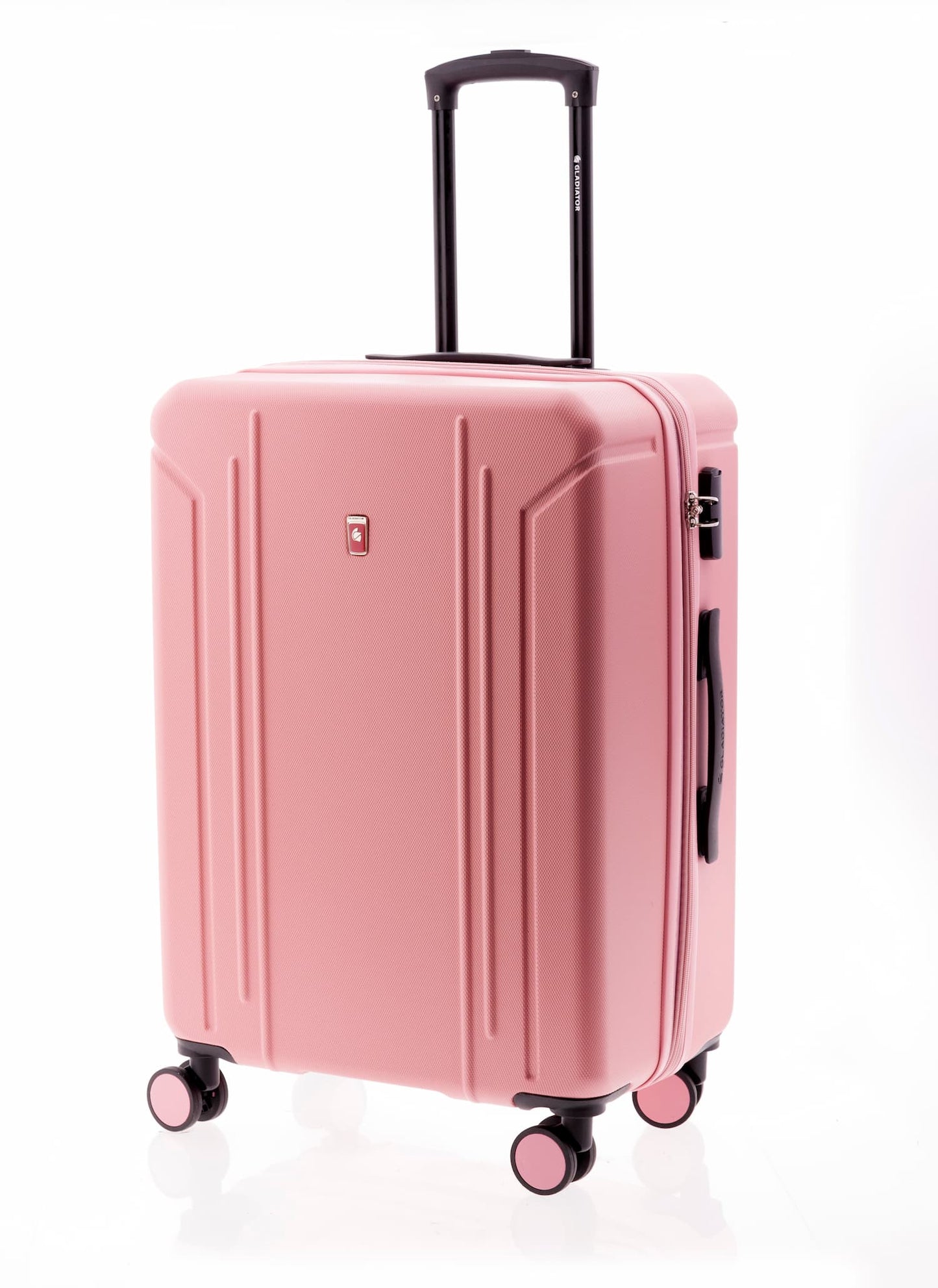 Maleta Mediana Extensible ABS con Ruedas Dobles y Candado de Combinación