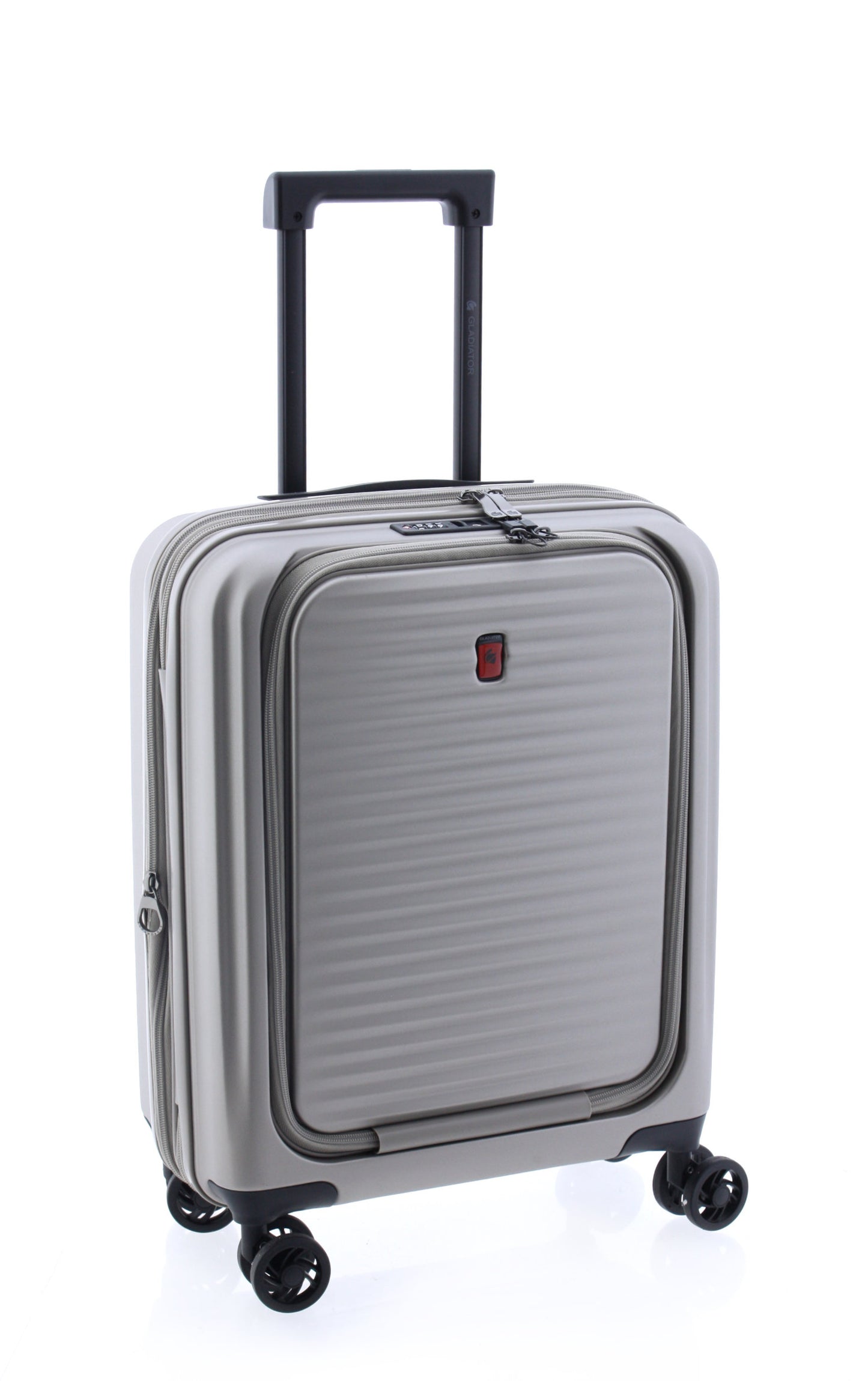 Mala de cabine rígida expansível NOMADTEC de 15 polegadas, aprovada pela TSA.
