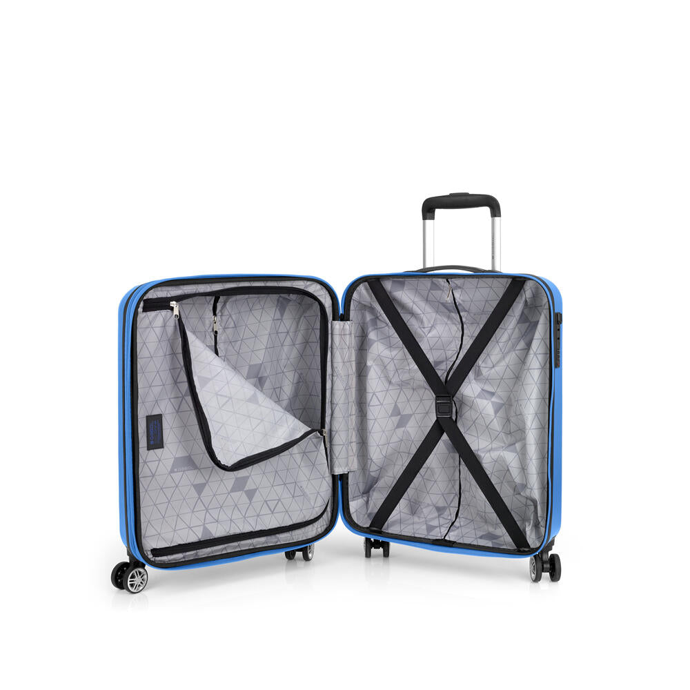 Mala de cabine rígida expansível Gabol Future Plus 55cm (41-47L)