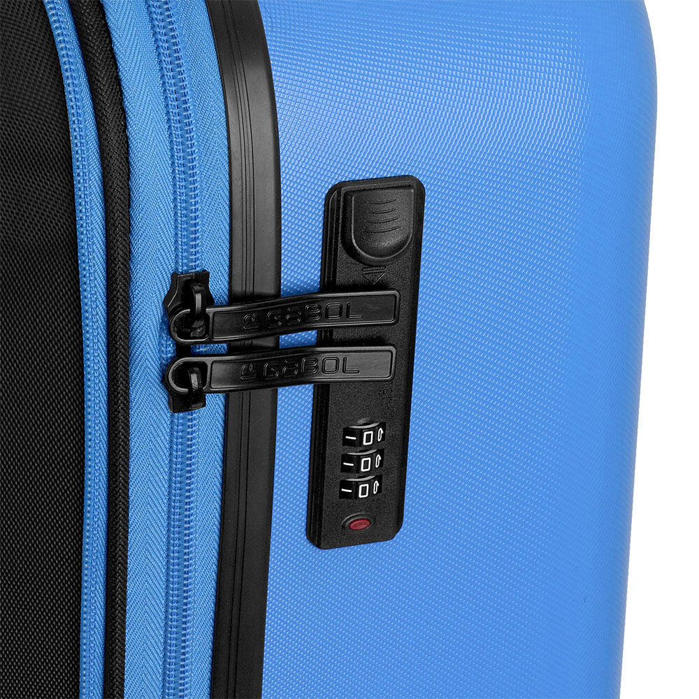 Mala de cabine rígida expansível Gabol Future Plus 55cm (41-47L)