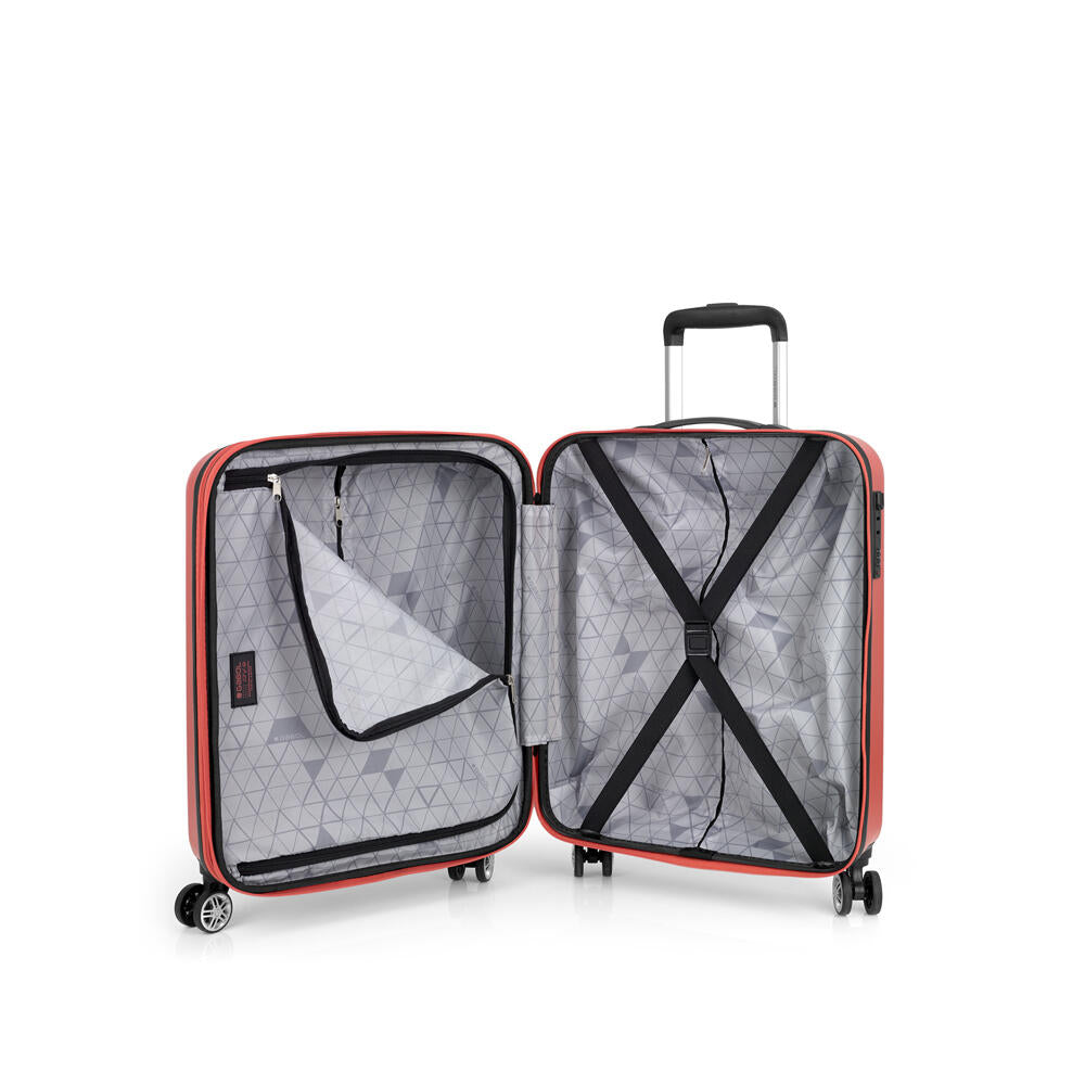 Mala de cabine rígida expansível Gabol Future Plus 55cm (41-47L)