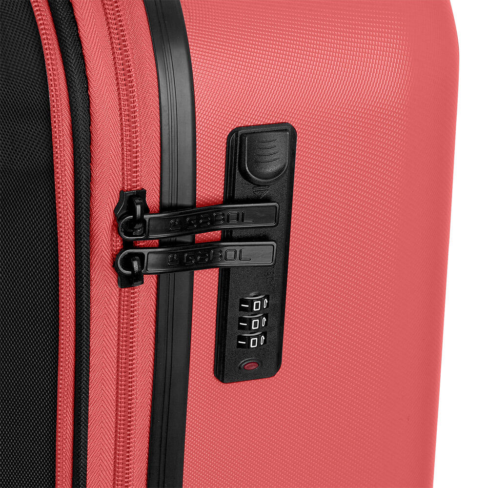 Mala de cabine rígida expansível Gabol Future Plus 55cm (41-47L)