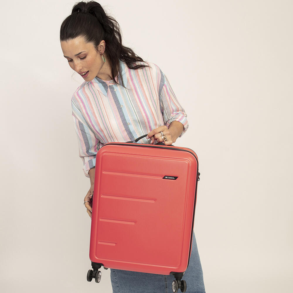 Mala de cabine rígida expansível Gabol Future Plus 55cm (41-47L)