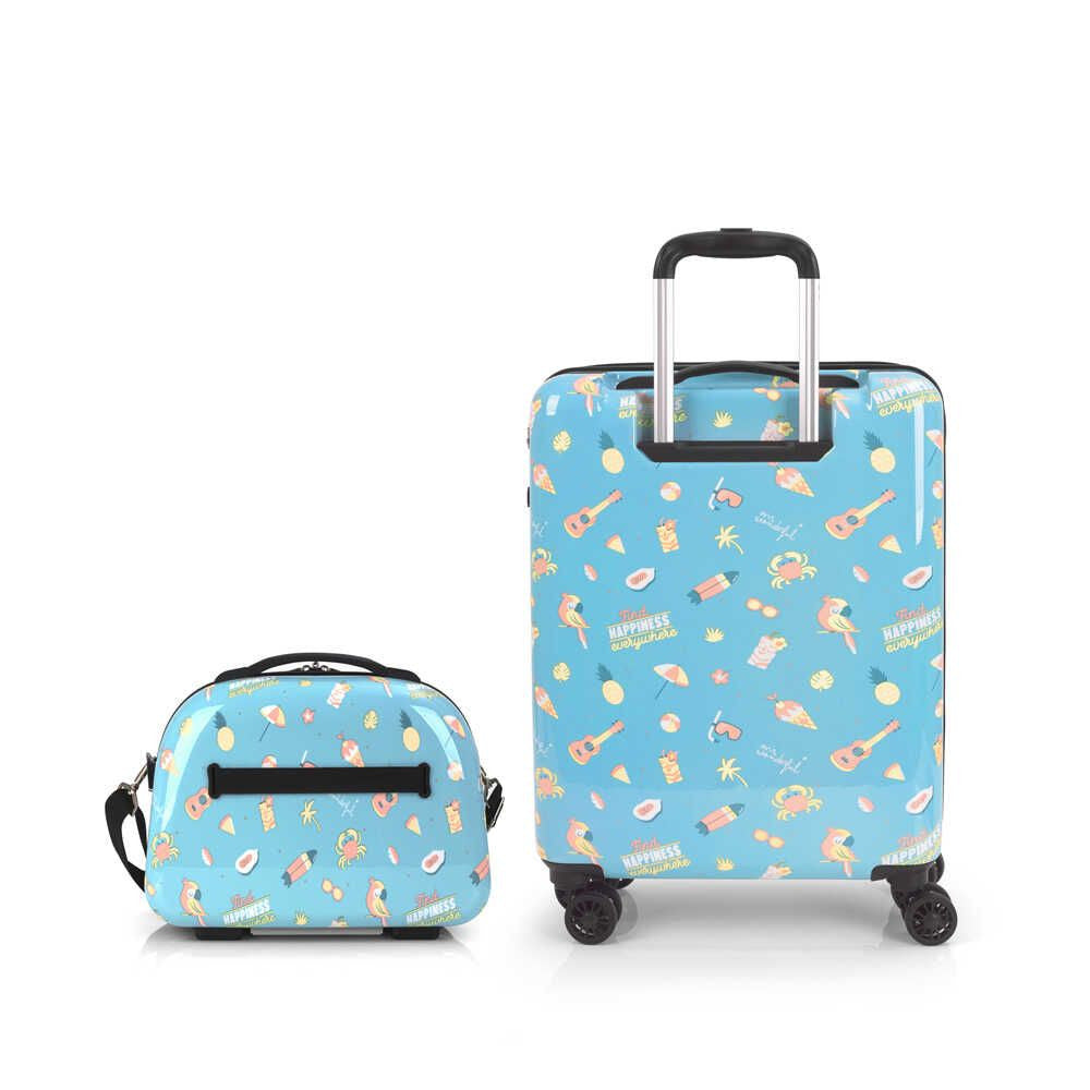Set Gabol Mr. Wonderful: Maleta Cabina y Neceser Rígido