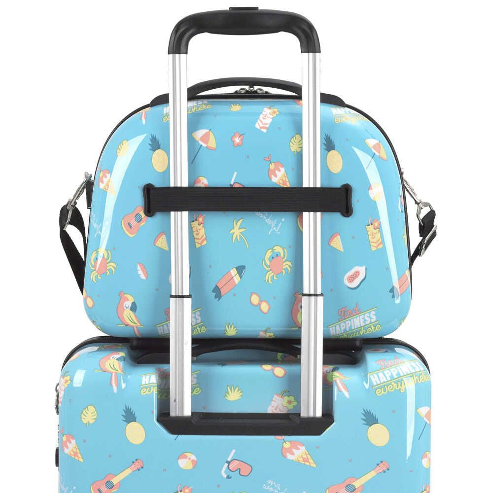 Set Gabol Mr. Wonderful: Maleta Cabina y Neceser Rígido