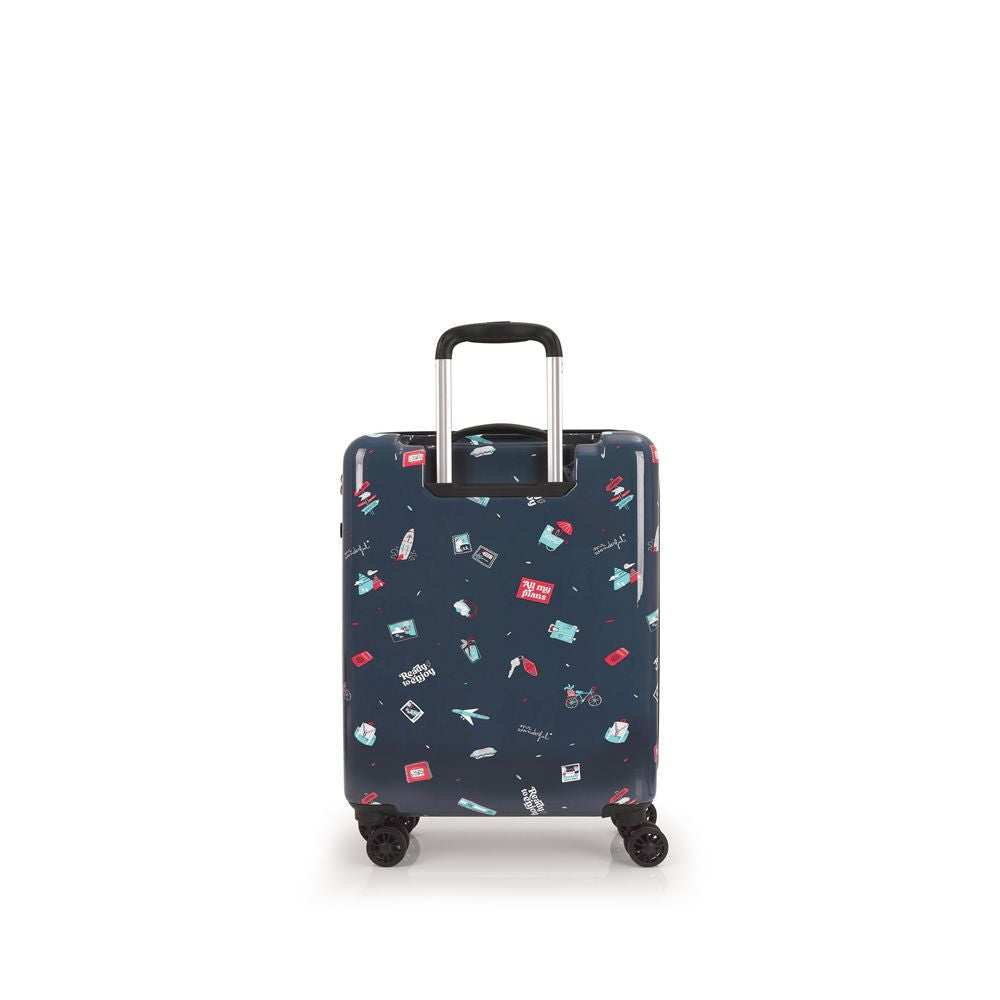 Set Maleta Cabina y Neceser Gabol Mr. Wonderful Plans