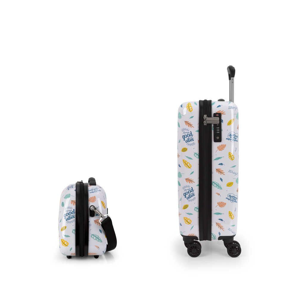 Maleta Cabina y Neceser Gabol Vibes Mr. Wonderful (52.2L)