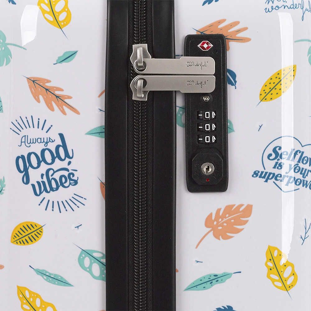 Maleta Cabina y Neceser Gabol Vibes Mr. Wonderful (52.2L)