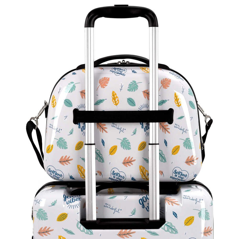 Maleta Cabina y Neceser Gabol Vibes Mr. Wonderful (52.2L)