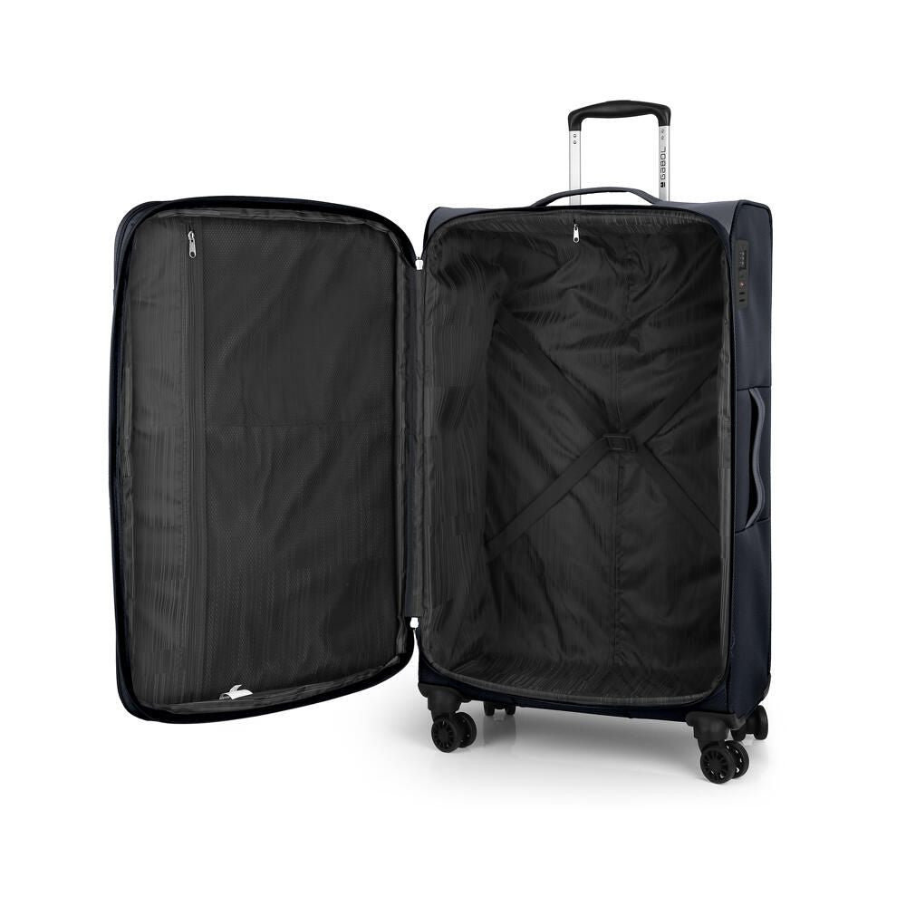 Maleta Gabol CLOUD Grande Expandible 91L, TSA, Poliéster.