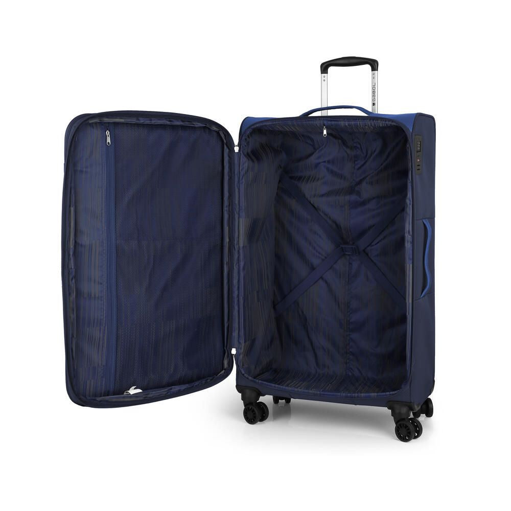 Maleta Gabol CLOUD Grande Expandible 91L, TSA, Poliéster.