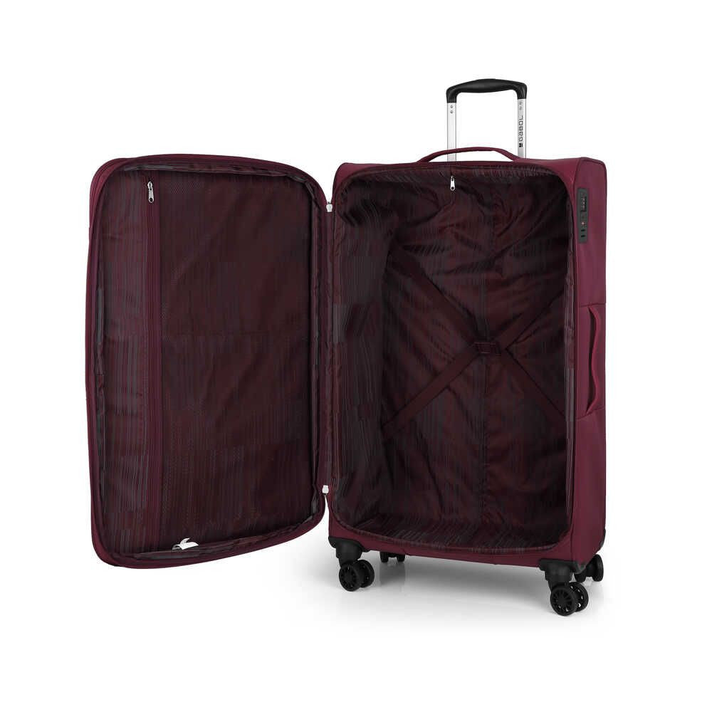 Maleta Gabol CLOUD Grande Expandible 91L, TSA, Poliéster.