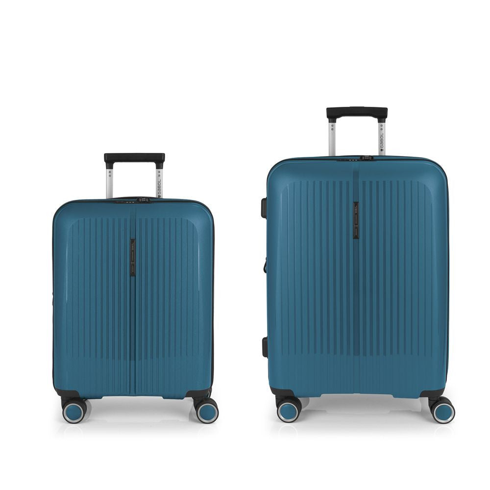 Set 2 Maletas Gabol Brooklyn Rígidas Expandibles Plata