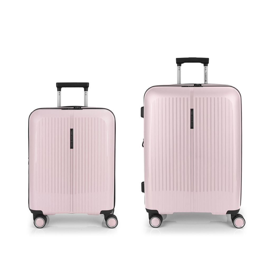 Set 2 Maletas Gabol Brooklyn Rígidas Expandibles Plata