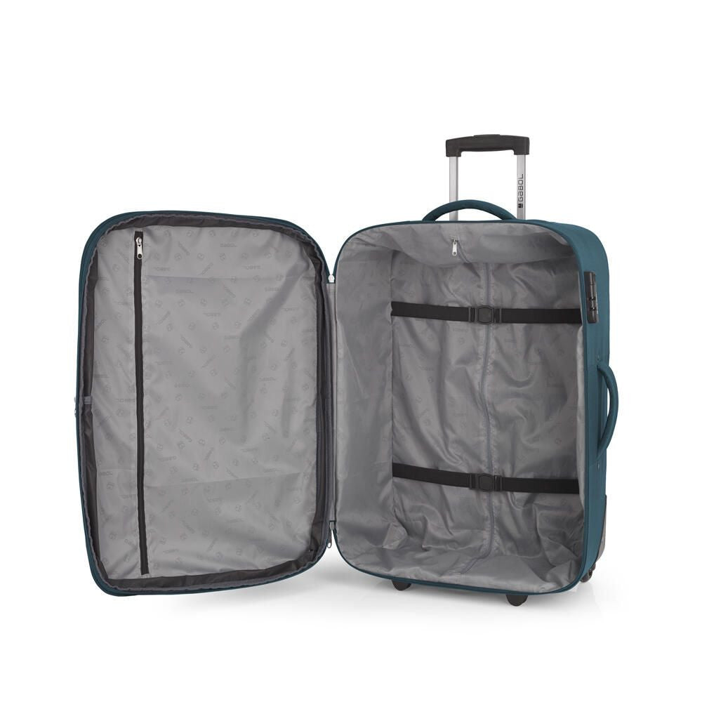 Mala de viagem Gabol ORBIT de tamanho médio, expansível e com 2 rodas.