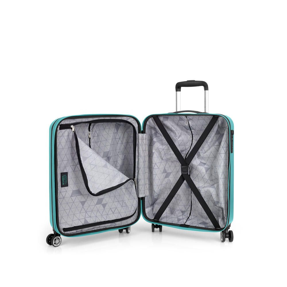 Mala de cabine rígida expansível Gabol Future Plus 55cm (41-47L)