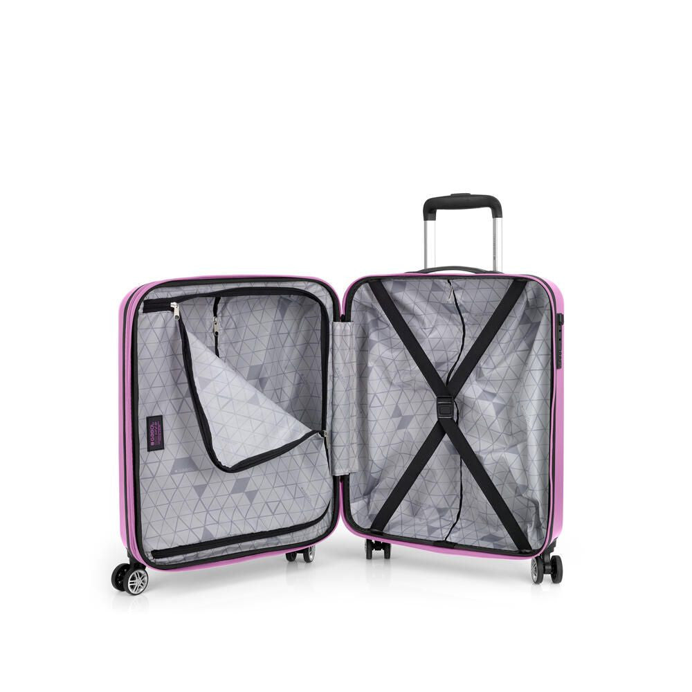 Mala de cabine rígida expansível Gabol Future Plus 55cm (41-47L)