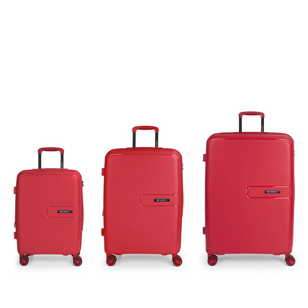 Juego de 3 Maletas Rígidas Gabol STEADY Expandibles 195L