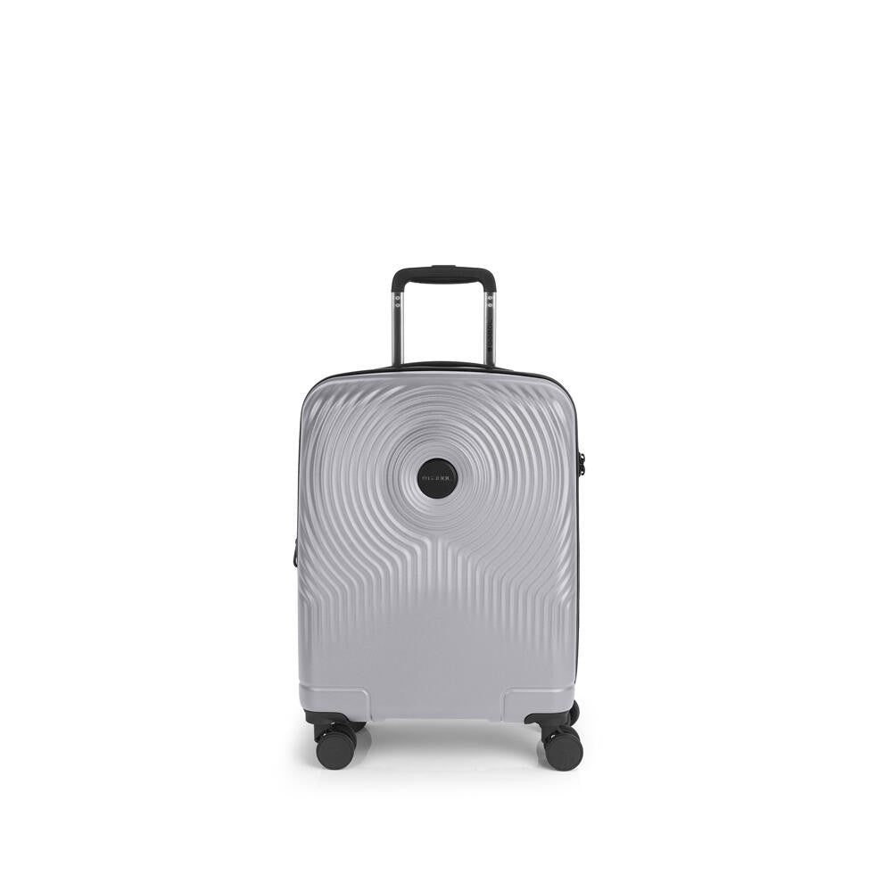 Mala de cabine rígida expansível Gabol Radar, prateada, 55 cm