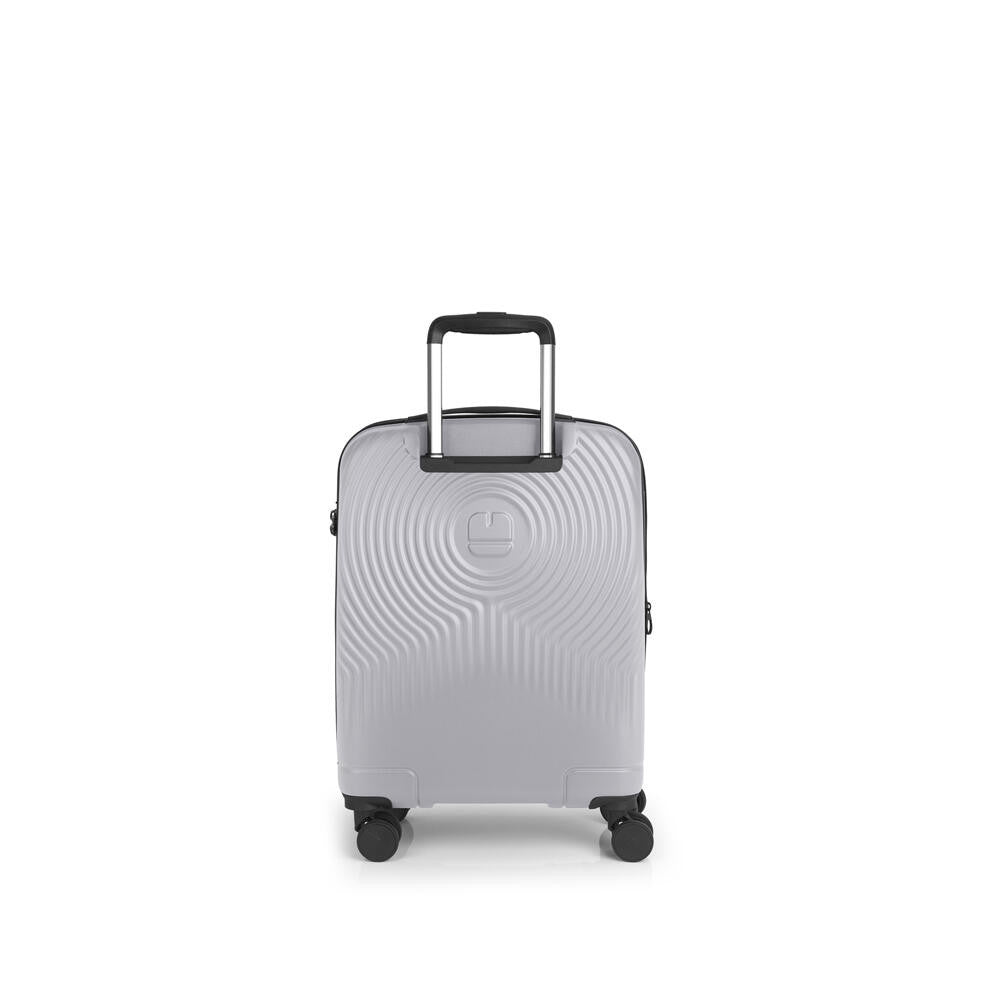 Mala de cabine rígida expansível Gabol Radar, prateada, 55 cm