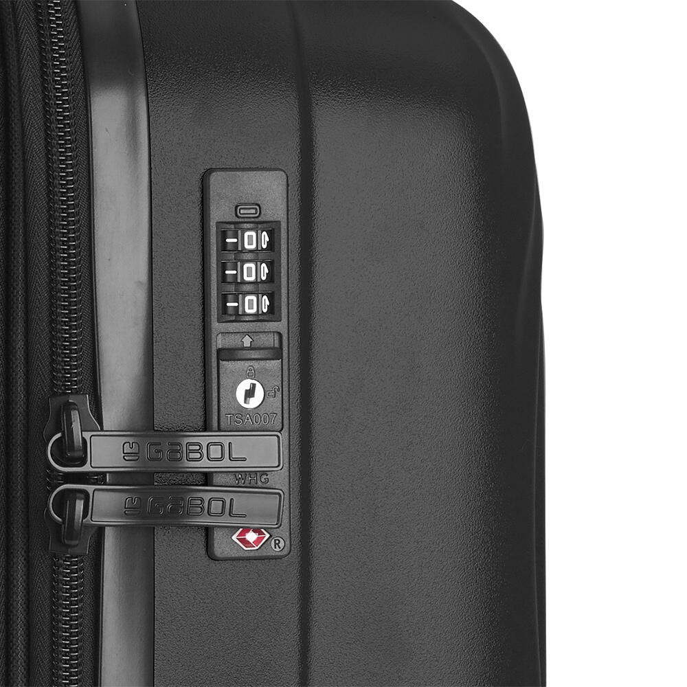 Maleta Gabol RADAR Expandible Policarbonato TSA Negra