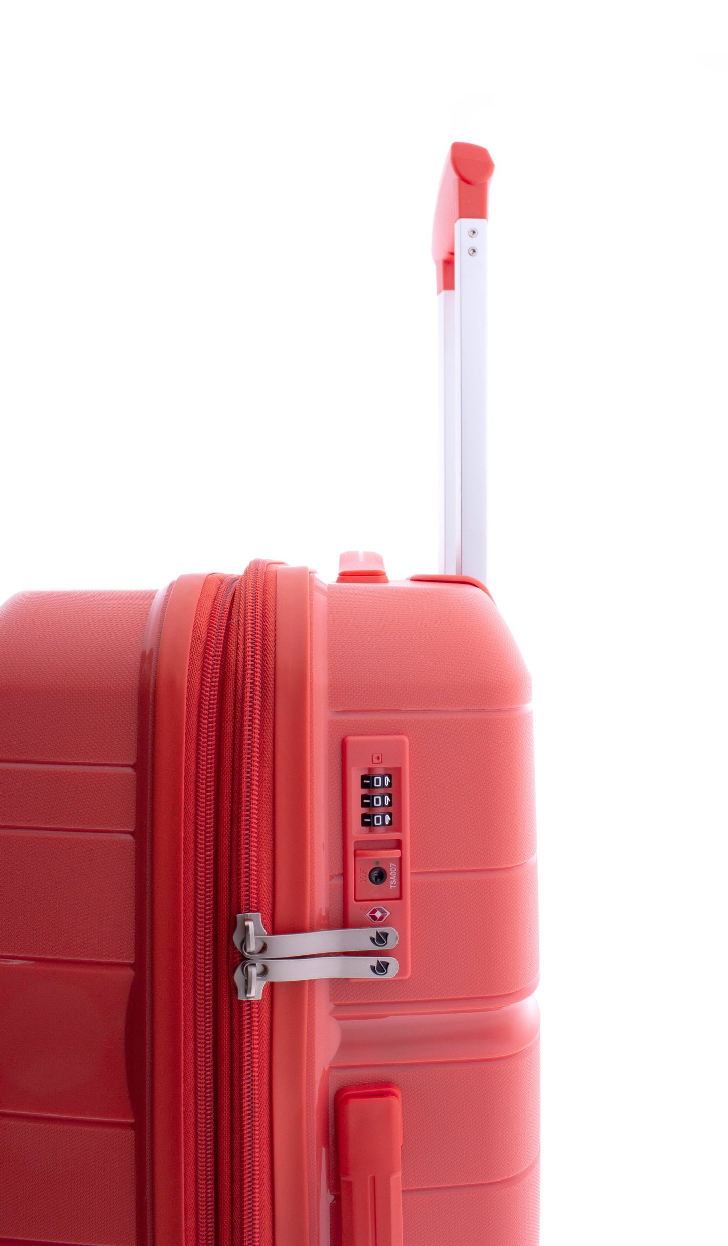 Maleta Mediana Extensible de Polipropileno con Ruedas y Candado TSA