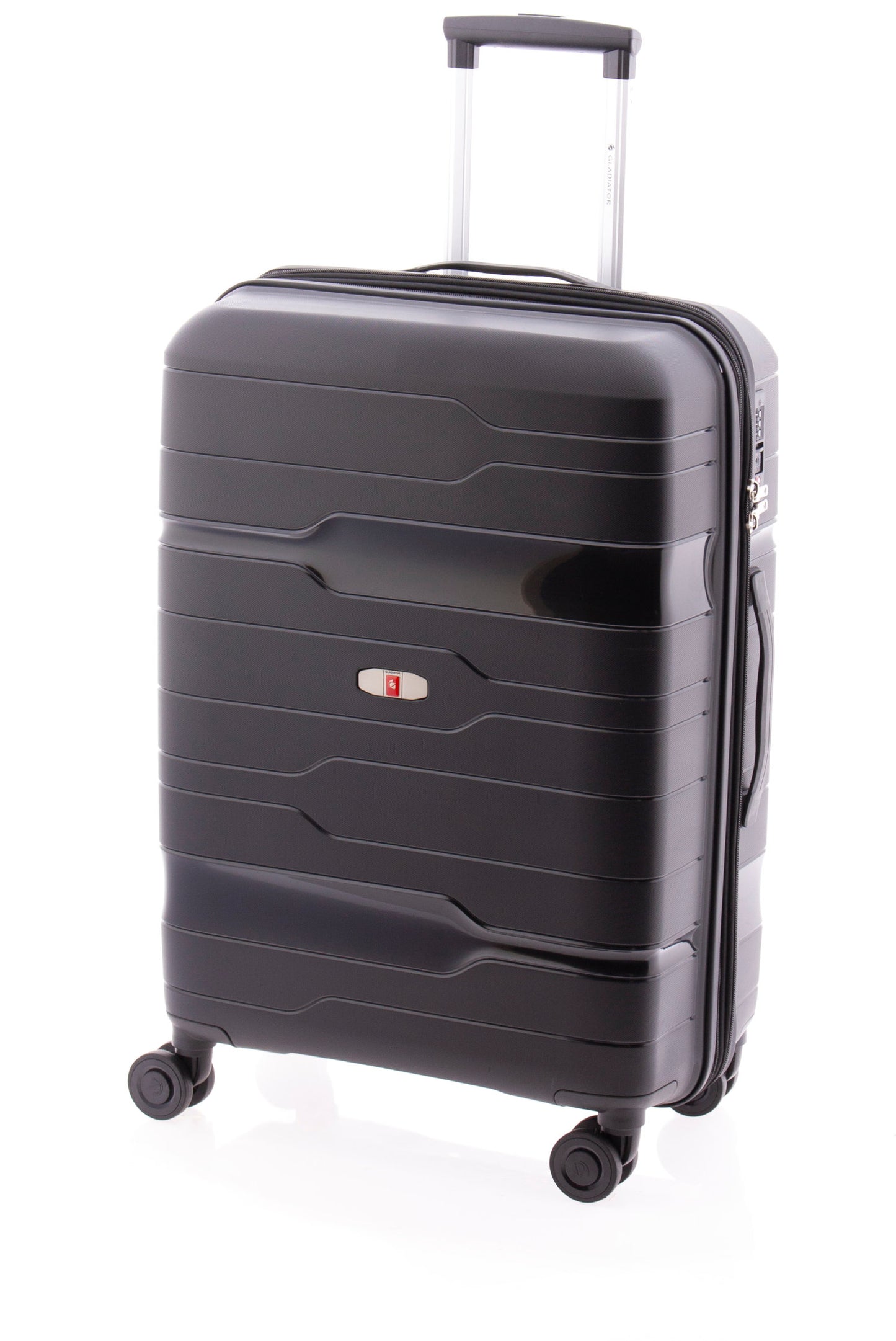 Maleta Mediana Extensible de Polipropileno con Ruedas y Candado TSA