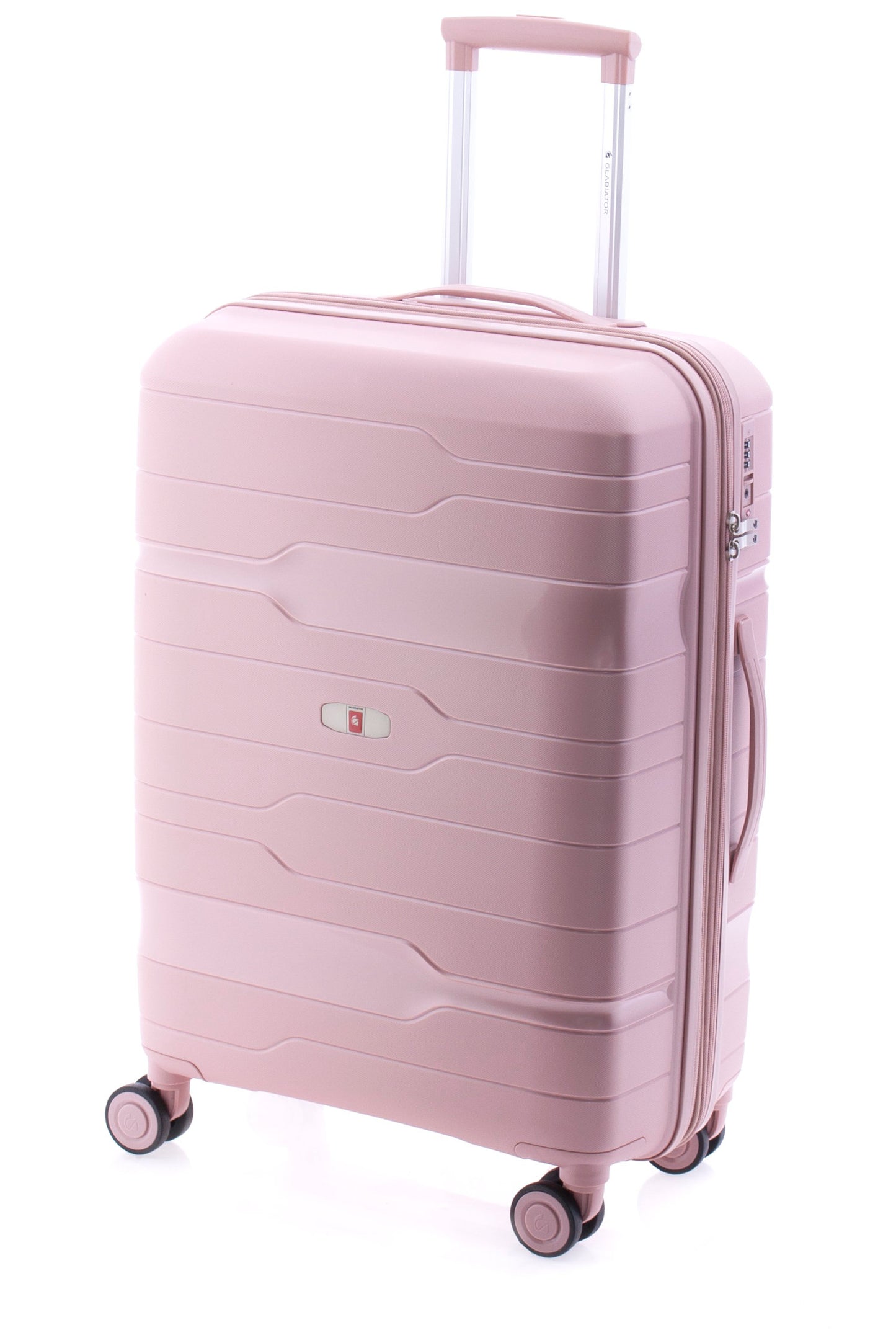 Maleta Mediana Extensible de Polipropileno con Ruedas y Candado TSA