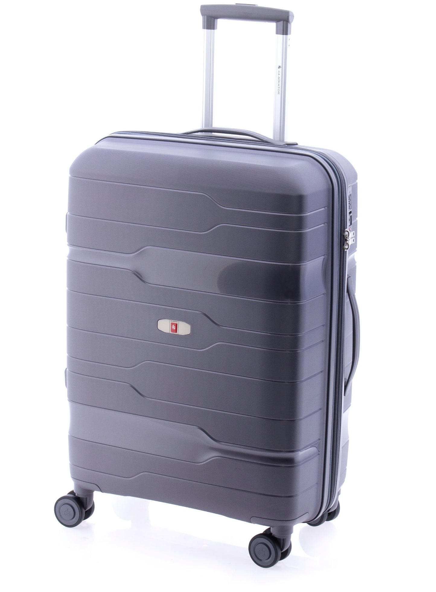 Maleta Mediana Extensible de Polipropileno con Ruedas y Candado TSA