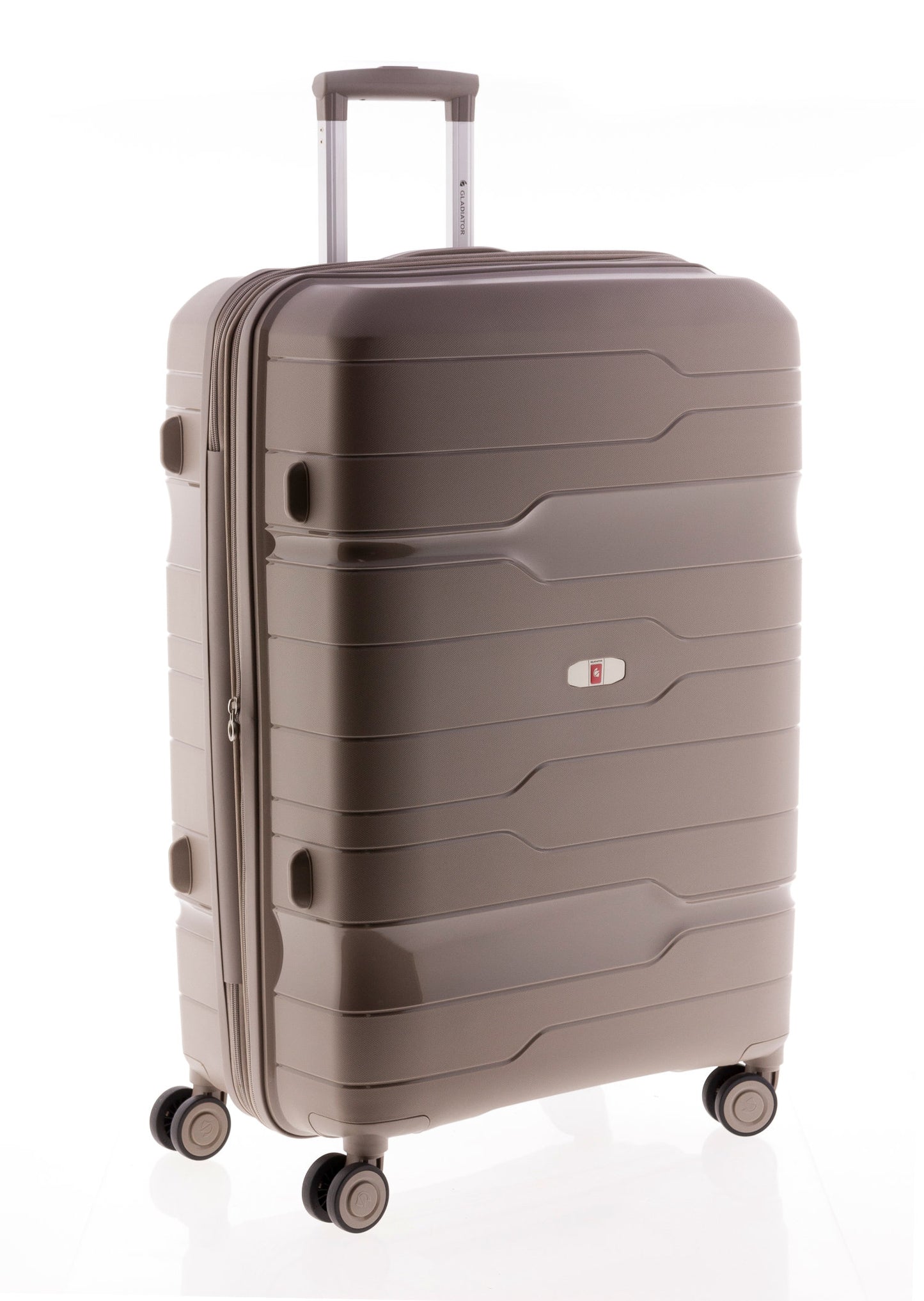 Maleta Grande Extensible Polipropileno Ruedas Suspensión TSA