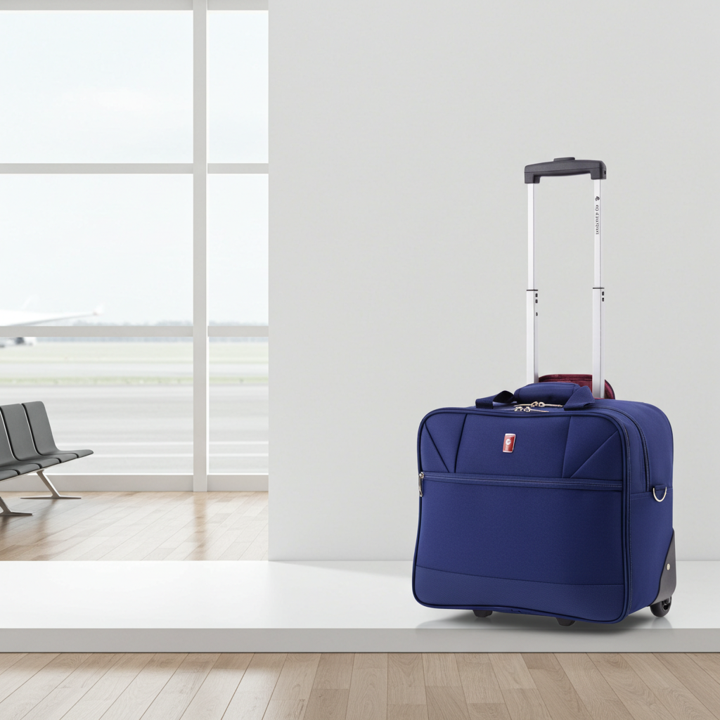 Mala de viagem de cabine com rodas e compartimento para portátil de 14".